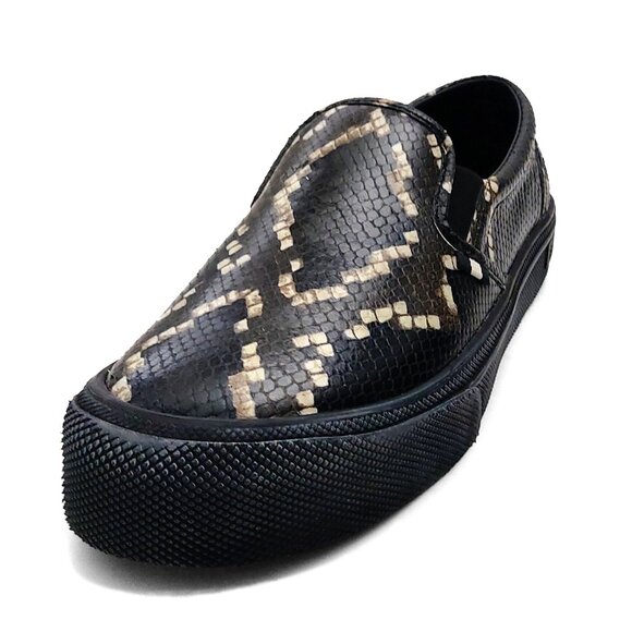 Bally Leory-P Snakeskin-Effect Designer Slip-On Shoes for Men US 10.5 (0537) main image 15